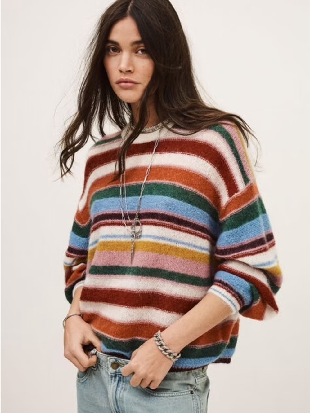 ba&sh Serena striped Sweater size 1